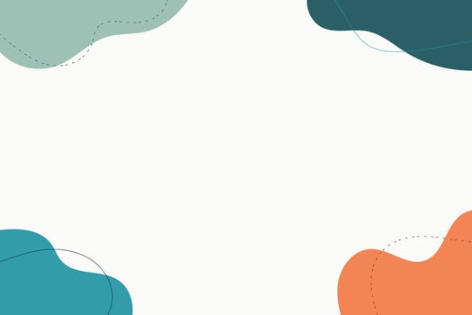abstract liquid organic shape background natural border frame copy space vector