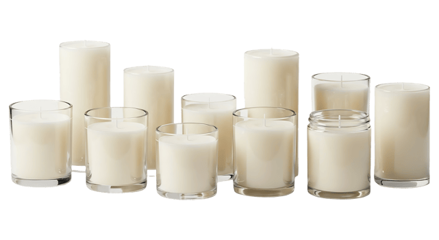 Cream Candles Collection png