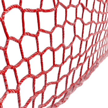 Futuristic Red Hexagonal Net Pattern png