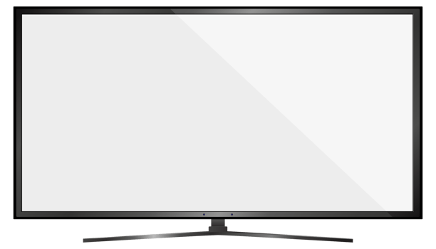 TV screen background.Modern LED LCD panel.Wide computer monitor display mockup.Blank flatscreen Television template. illustration horizon plasma TV monitor hanging wall,New Technology electronic png