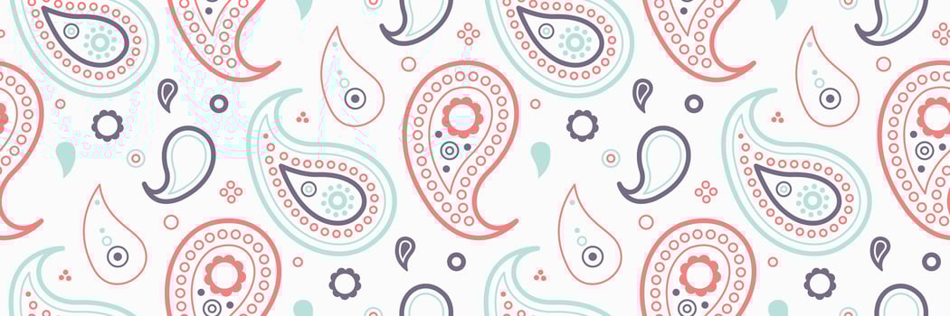 Surface paisley as pastel national. Royalty custom on repetition ethnicity. East geometry of seamless image. vector