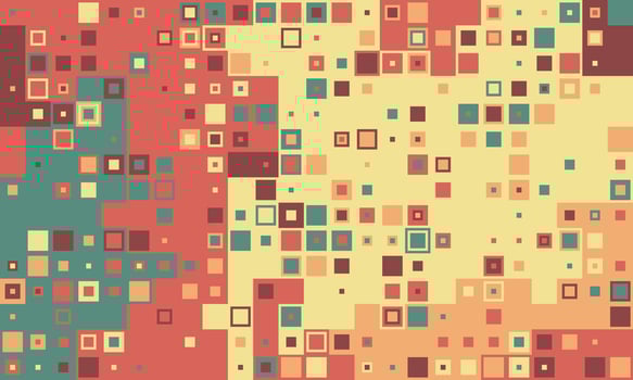 Vintage package elegant wall. Holiday presentation material digital. Space puzzle 70s poster. vector