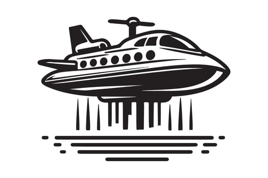 Unique Hovercraft Silhouette Vectors for Your Next Digital Design Project
