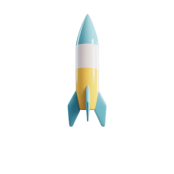 Colorful Rocket Design Symbolizing Innovation and Exploration png
