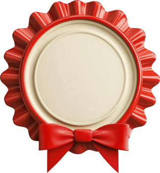 a red ribbon with a bow png