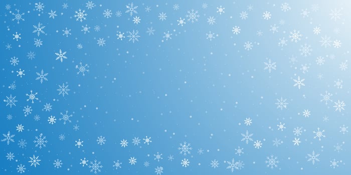 Winter Background Snowflake on Blue Background vector