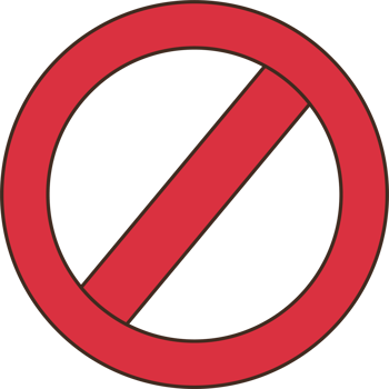 No Entry Symbol Graphic png