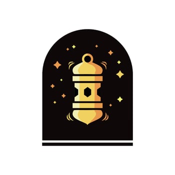 Islamic Lantern Icon Design Illustration,Islamic Ramadan Icon 2 vector