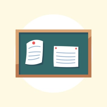 board task office work illustration vector