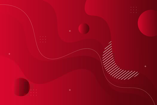 Abstract red wave geometric banner background with 3d look and simple pattern. Cool and luxury design. eps10 vector