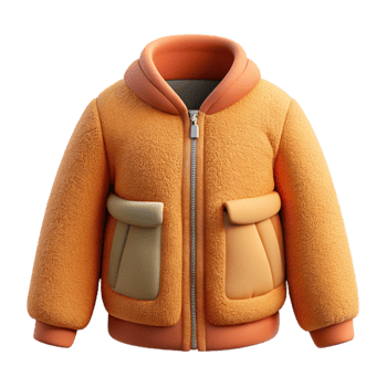 Warm Fleece Jacket for Cold Days png