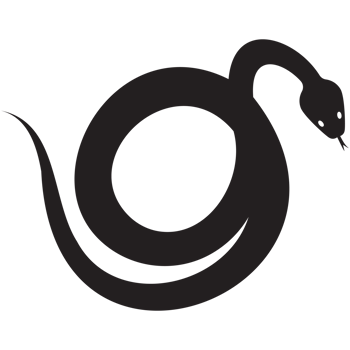 Snake silhouette set. Snake icon for chinese new year. png