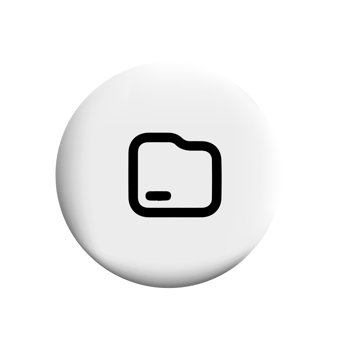 Folder icon on a white circle png