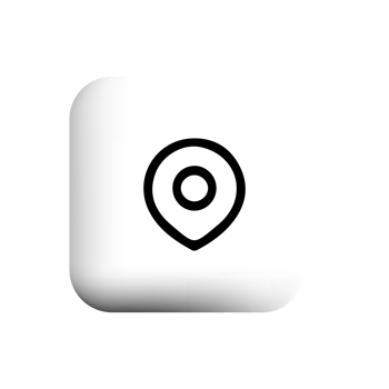 white square button with a map icon png