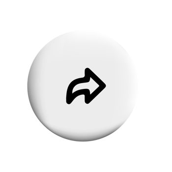 arrow pointing in the direction on a white button png