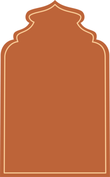 Brown Islamic window illustration png