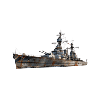 A large ship with a large bow on a black background png