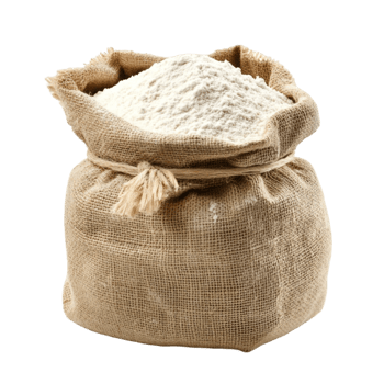 Bag of Flour on Transparent Background png