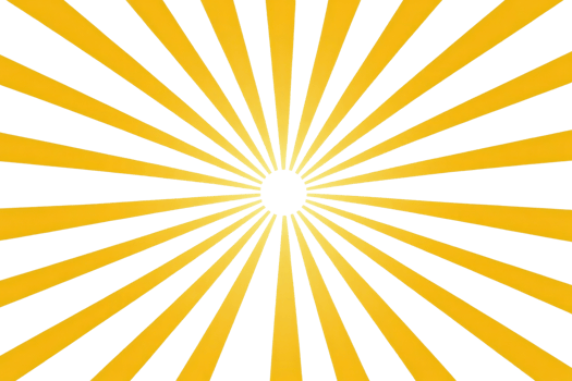 Dynamic yellow and black starburst design with radiating lines from the center, creating a vibrant and striking visual impact. png