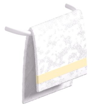 3D Bath Towel Illustration png