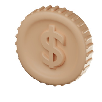 3D Coin Illustration png