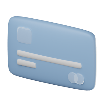 3D Debit Card Icon Illustration png