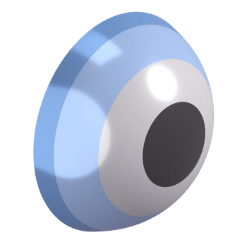 3D Eye Lens Illustration png