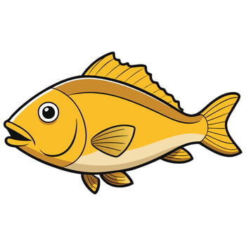 Grouper Fish Art for Aquatic Research Projects vector