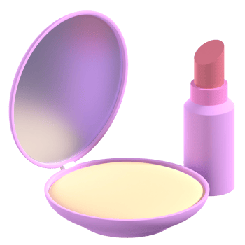 3D Makeup Illustration png