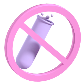 3D No Chemical Illustration png