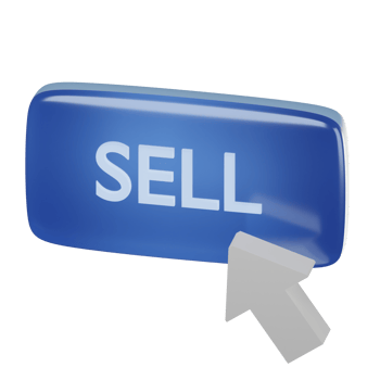 3D Sell Icon Illustration Render png