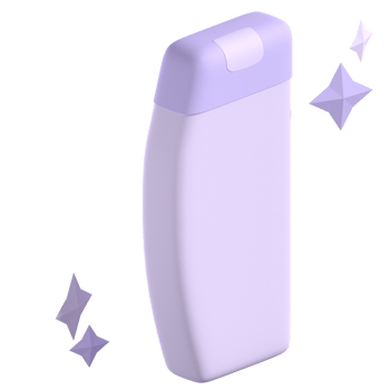 3D Shampoo Illustration png