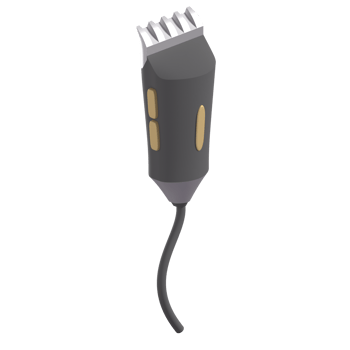 3D Shaving Machine Illustration png
