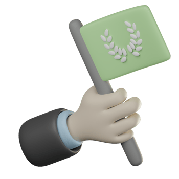 3D Success Icon Illustration Render png