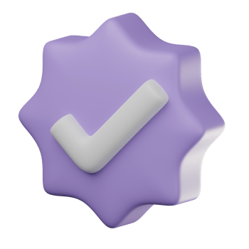 3D Verified Illustration png