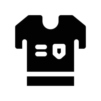 shirt sport solid icon. icon for your website, mobile, presentation, and logo design. vector