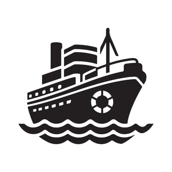 Lifeboat Silhouette Vectors Art for Nautical Themes