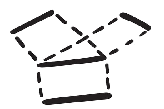 three line projection vector