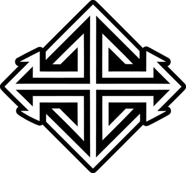 A filled style icon of parallel arrows symbol vector