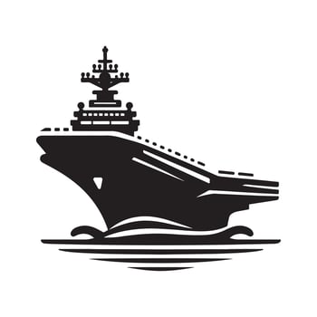 Aircraft Carrier Silhouette Vectors Artwork for DIY Projects