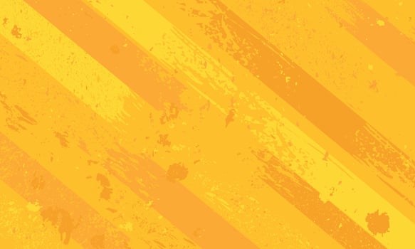 Abstract yellow texture grunge brush stroke blank background vector