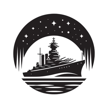 Stylish Destroyer Silhouette Vectors for Graphic Designers