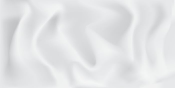Texture of grey silk. Beautiful fabric with smooth pleats background. Texture of textile pattern. vector
