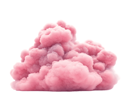 Abstract Pink Cloud Formation Dreamy Pastel Texture png