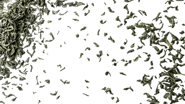Abstract Dispersion of Green and Gray Particles in Dark Space png