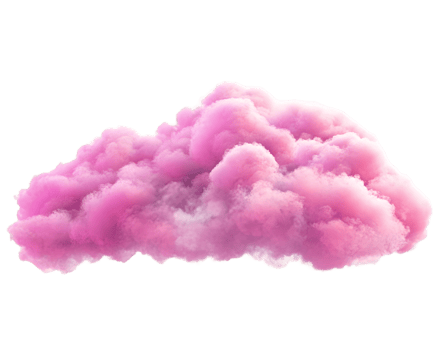 Fluffy Pink Cloud png
