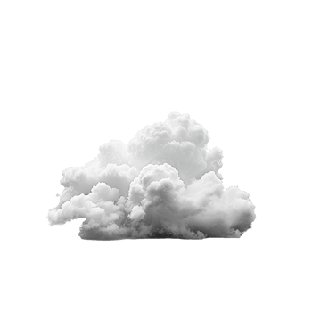 Dramatic grayscale cloudscape immense fluffy clouds weather nature sky monochrome, png