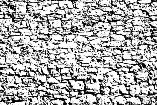 Old crack brick grunge texture vector