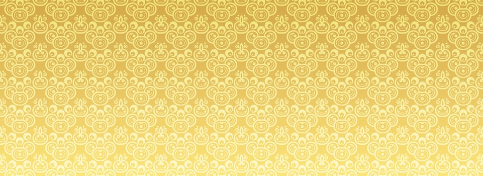 Gold ornament pattern art design background vector