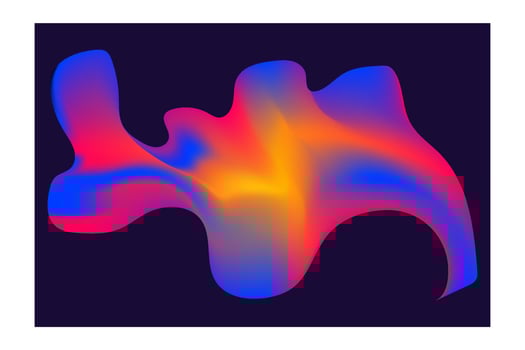 a colorful abstract design on a black background vector